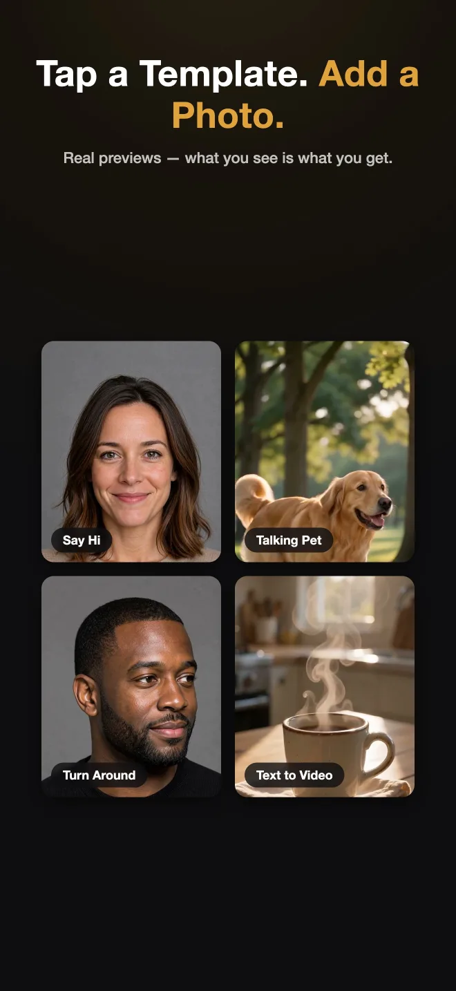 Talking Photo app screen 4