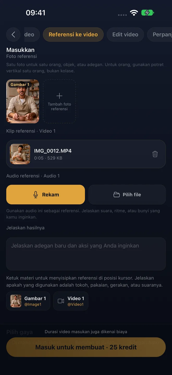 Tunjukkan maksud Anda